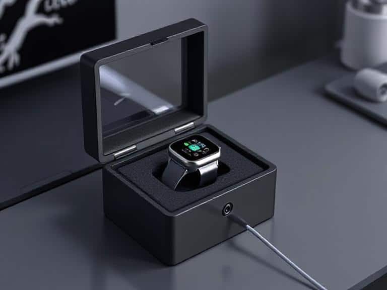 Smart Tech Watch Box with USB Charging