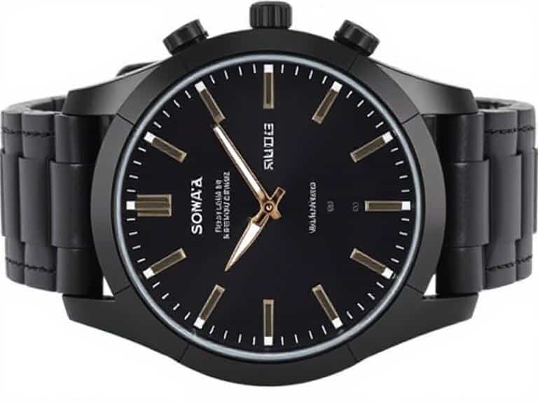 1. Sonata Analog Black Dial Men's Watch